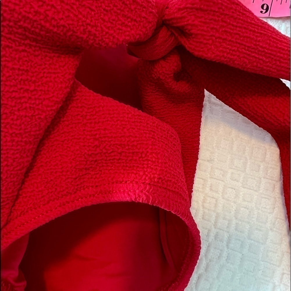 Suboo Giselle Cut Out High Waisted Bottoms In Red - Picture 11 of 16